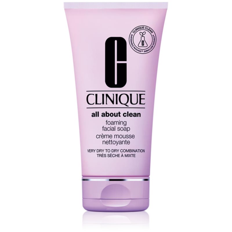 Clinique Foaming Sonic Facial Soap krémes jól habzó szappan száraz és kombinált bőrre 150 ml-Eredeti
