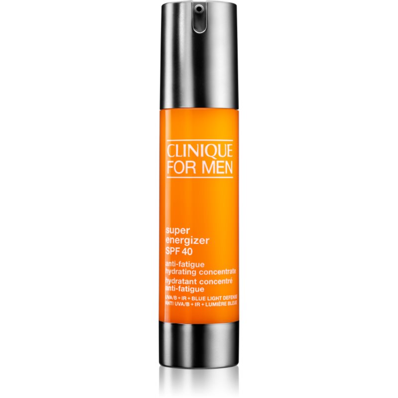 Clinique For Men™ Super Energizer™ SPF 40 Anti-Fatigue Hydrating Concentrate energizáló krémes gél SPF 40 48 ml-Eredeti