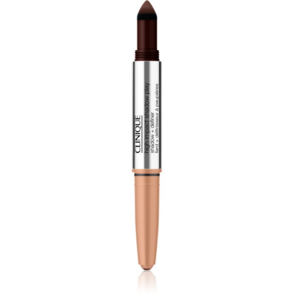 Clinique High Impact Shadow Play™ Shadow & Definer szemhéjfesték ceruza duo árnyalat Café Au Lait 1