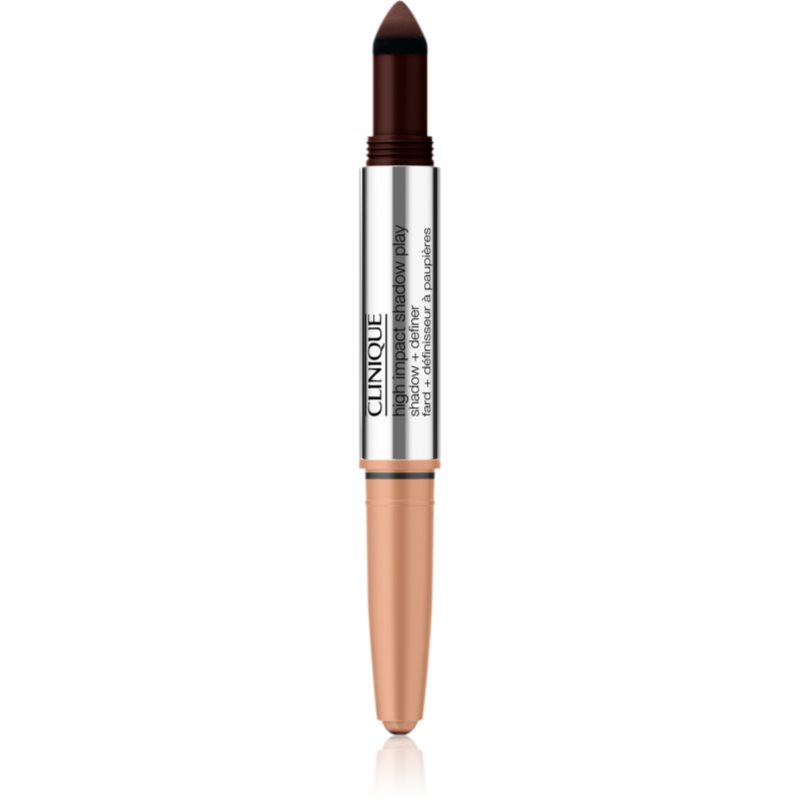 Clinique High Impact Shadow Play™ Shadow & Definer szemhéjfesték ceruza duo árnyalat Café Au Lait 1