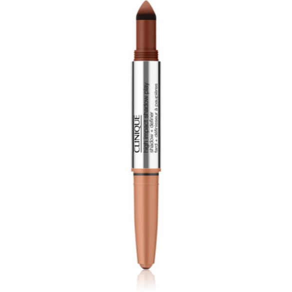 Clinique High Impact Shadow Play™ Shadow & Definer szemhéjfesték ceruza duo árnyalat Flame + Amber 1