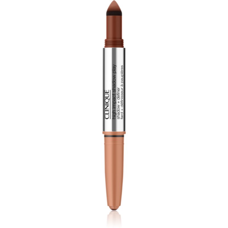 Clinique High Impact Shadow Play™ Shadow & Definer szemhéjfesték ceruza duo árnyalat Flame + Amber 1