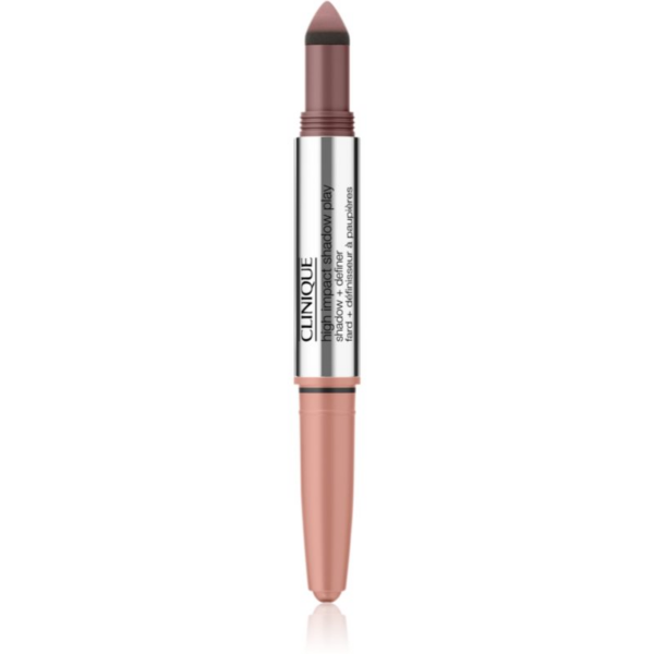 Clinique High Impact Shadow Play™ Shadow & Definer szemhéjfesték ceruza duo árnyalat Rose +Truffles 1.9 g-Ár