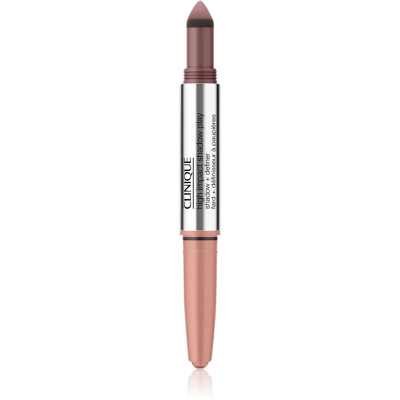Clinique High Impact Shadow Play™ Shadow & Definer szemhéjfesték ceruza duo árnyalat Rose +Truffles 1.9 g-Ár