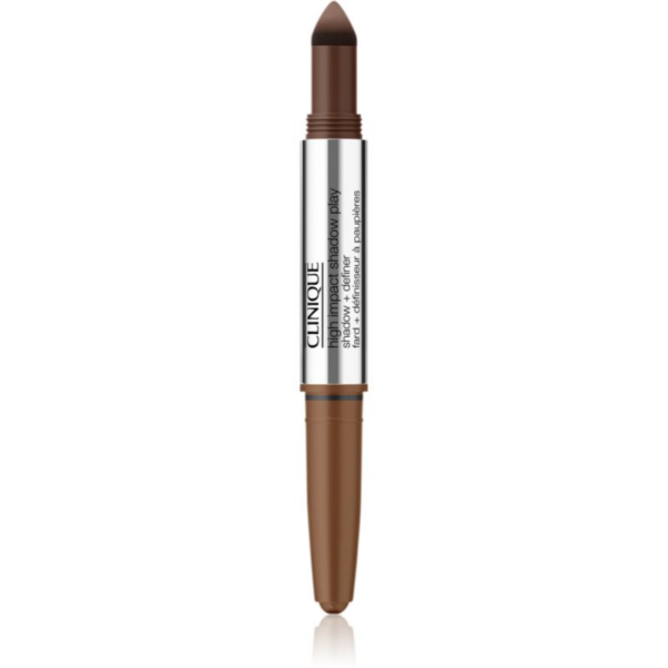 Clinique High Impact Shadow Play™ Shadow & Definer szemhéjfesték ceruza duo árnyalat Rum + Cola 1