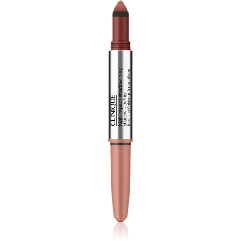 Clinique High Impact Shadow Play™ Shadow & Definer szemhéjfesték ceruza duo árnyalat Strawberry + Chocolate 1