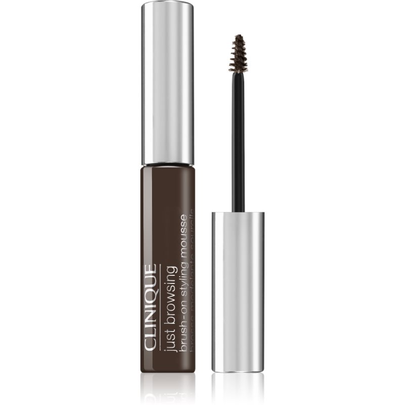 Clinique Just Browsing Brush-On Styling Mousse szemöldökzselé árnyalat Deep Brown 2 ml-Ár