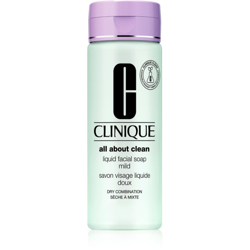 Clinique Liquid Facial Soap Mild folyékony szappan száraz és kombinált bőrre 200 ml-Eredeti