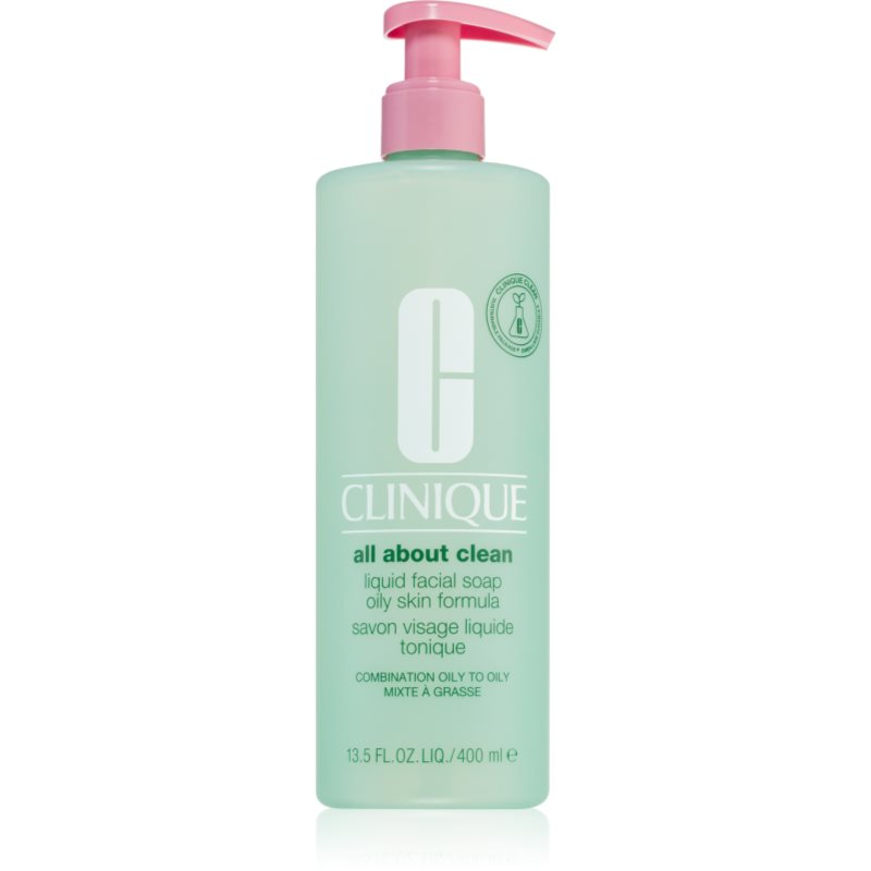 Clinique Liquid Facial Soap Oily Skin Formula folyékony szappan kombinált és zsíros bőrre 400 ml-Ár