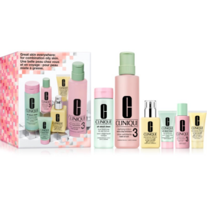 Clinique Skincare Set 3-Step Skincare Set For Oily Skin ajándékszett zsíros bőrre