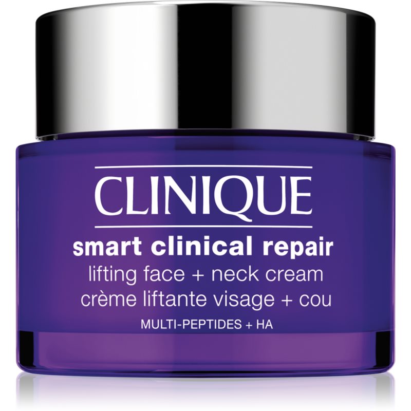 Clinique Smart Clinical™ Repair Lifting Face + Neck Cream fiatalító krém arcra és nyakra. 75 ml-ár