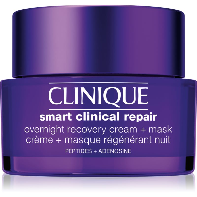 Clinique Smart Clinical™ Repair Overnight Recovery Cream & Mask éjszakai hidratáló maszk és krém az arcbőr regenerálására és megújítására 50 ml