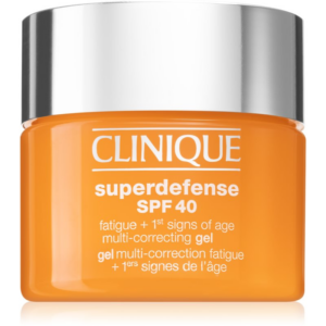 Clinique Superdefense™ SPF 40 Fatigue + 1st Signs of Age Multi Correcting Gel hidratáló gél a bőröregedés első jeleinek eltüntetésére SPF 40 50 ml-Ár