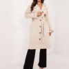 Coat TW-PL-BI-2209.71P-light beige