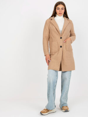 Coat TW-PL-BI-7372.18-beige