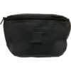 Coated basic waist bag black