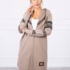 Coatee felirattal cappuccino