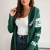 Coatee with green subtitles