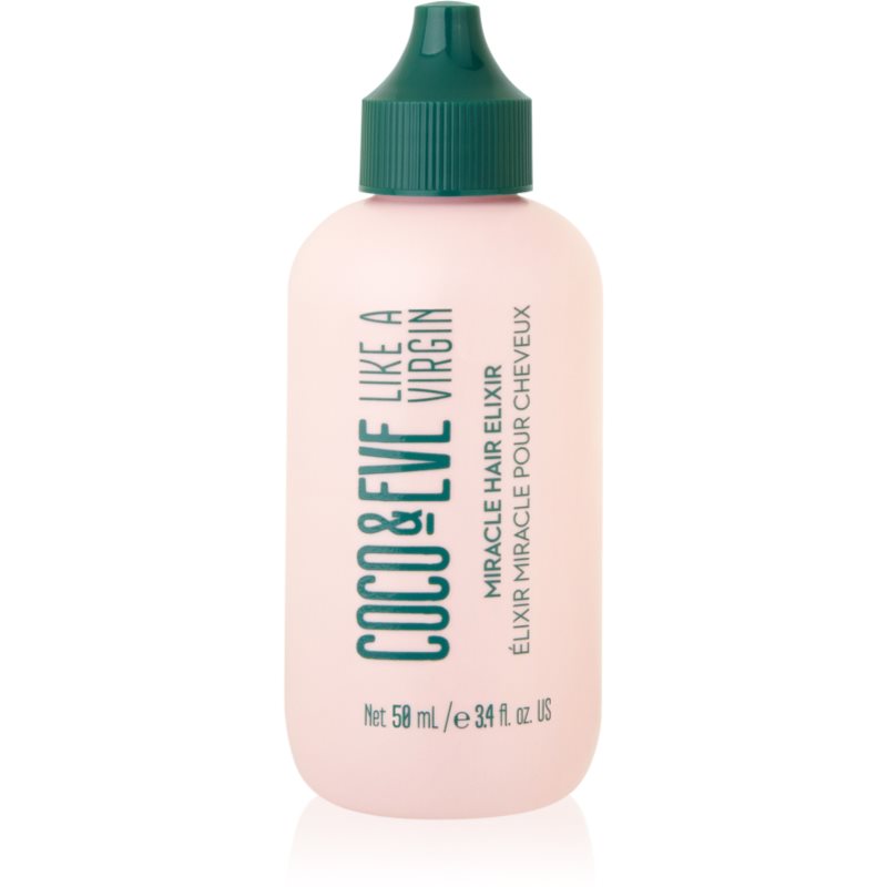 Coco & Eve Like A Virgin Miracle Hair Elixir öblítést nem igénylő elixír a fénylő és selymes hajért 50 ml