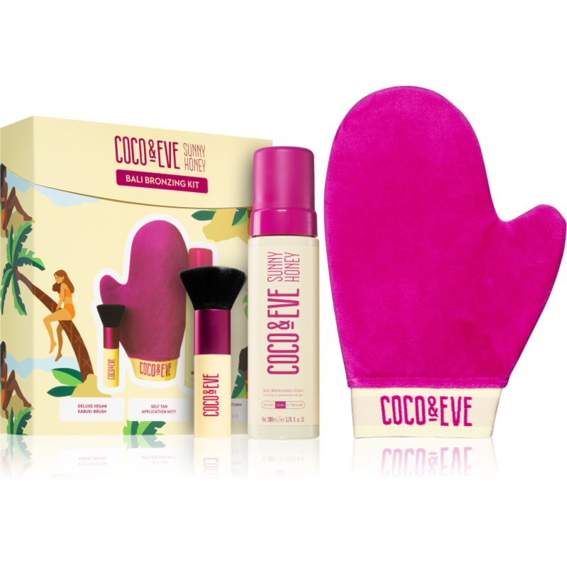 Coco & Eve Sunny Honey Bali Bronzing Kit szett a tökéletes barnuláshoz Dark-Ár