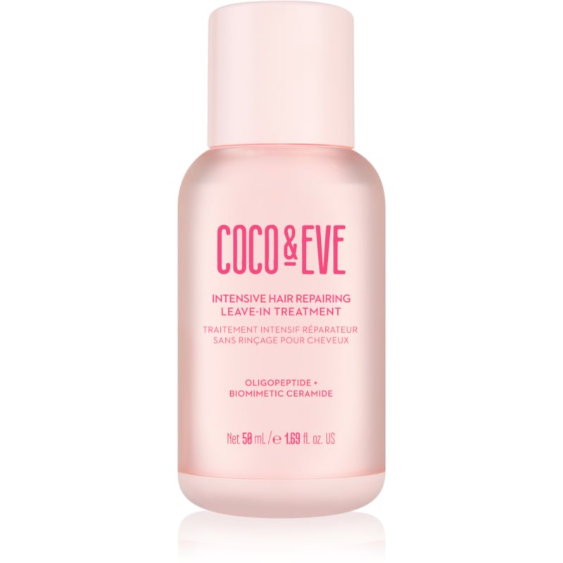 Coco & Eve Sweet Repair Intensive Hair Repairing Leave-in Treatment leöblítést nem igénylő regeneráló kondicionáló a sérült és festett hajra 50 ml-Ár