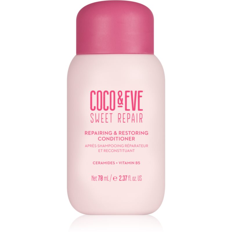 Coco & Eve Sweet Repair Repairing & Restoring Conditioner intenzíven regeneráló kondicionáló a sérült és festett hajra 70 ml-Ár