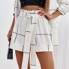 Cocomore white shorts cmgSDI395b.R01