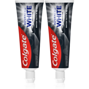 Colgate Advanced White Charcoal fogfehérítő fogkrém faszénnel 2x75 ml-Ár