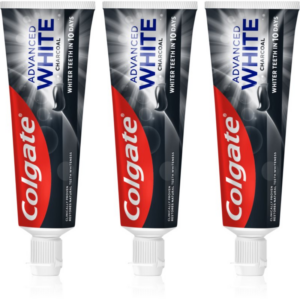 Colgate Advanced White Charcoal fogfehérítő fogkrém faszénnel 3x75 ml-Ár