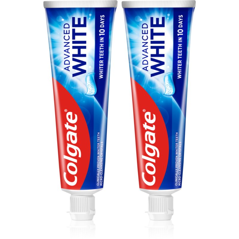 Colgate Advanced White fehérítő paszta fogkő és foltok ellen 2x75 ml-Ár
