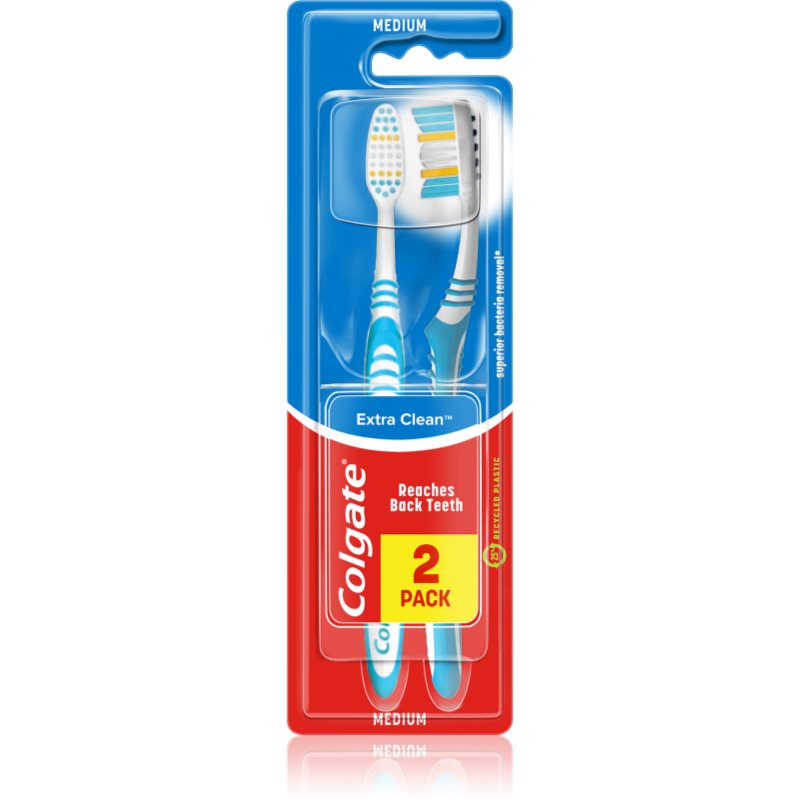 Colgate Extra Clean Medium medium fogkefék 2 db-Eredeti