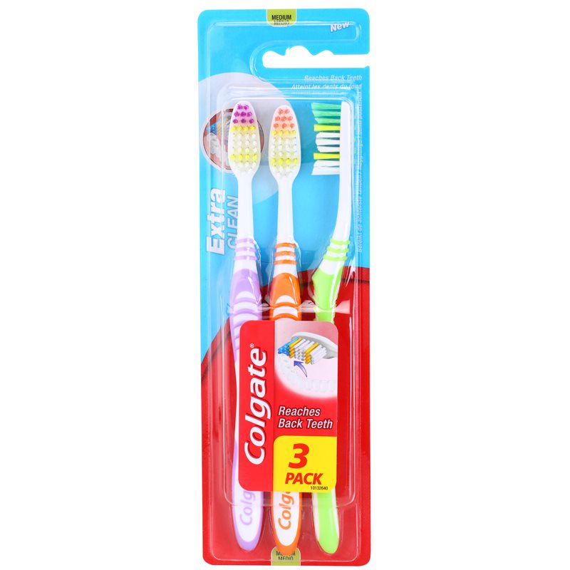 Colgate Extra Clean Medium medium fogkefék 3 db-Ár