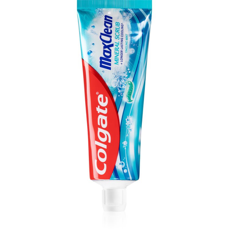 Colgate Max Clean Mineral Scrub géles fogkrém a friss leheletért Tingling Mint 75 ml-Eredeti