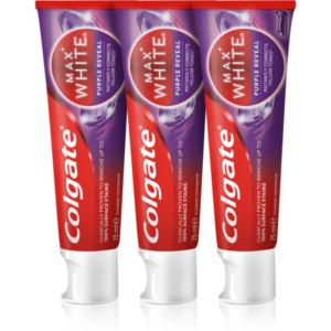 Colgate Max White Purple Reveal frissítő hatású fogkrém 3x75 ml-Ár