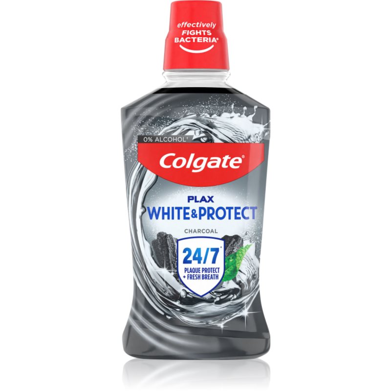 Colgate Plax Charcoal szájvíz foglepedék ellen az egészséges ínyért alkoholmentes 500 ml-Ár