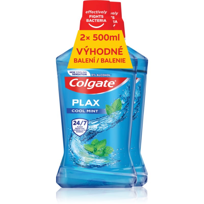 Colgate Plax Cool Mint gyógynövényes szájvíz 2x500 ml-Ár