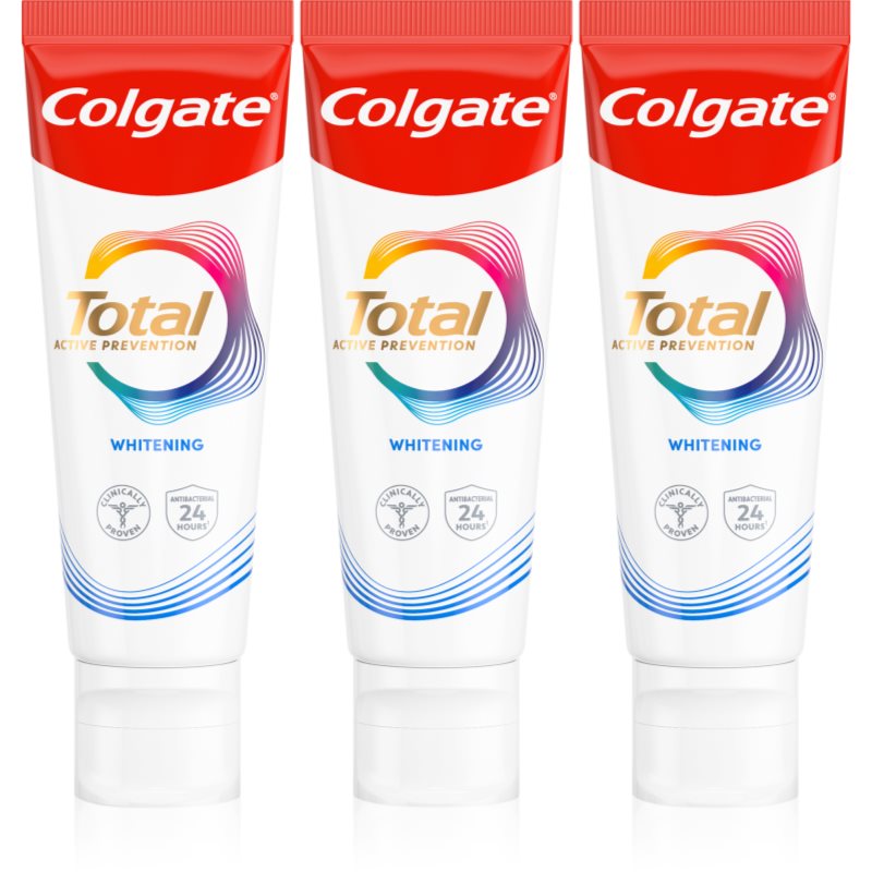 Colgate Total Active Prevention Whitening fehérítő fogkrém 3x75 ml-Ár