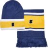College Team Beanie & Spaceblue/CaliforniaYellow/WHT Wrap