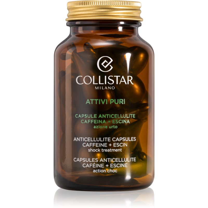 Collistar Attivi Puri Anticellulite Caffeine+Escin koffein kapszula narancsbőrre 14 db-Eredeti