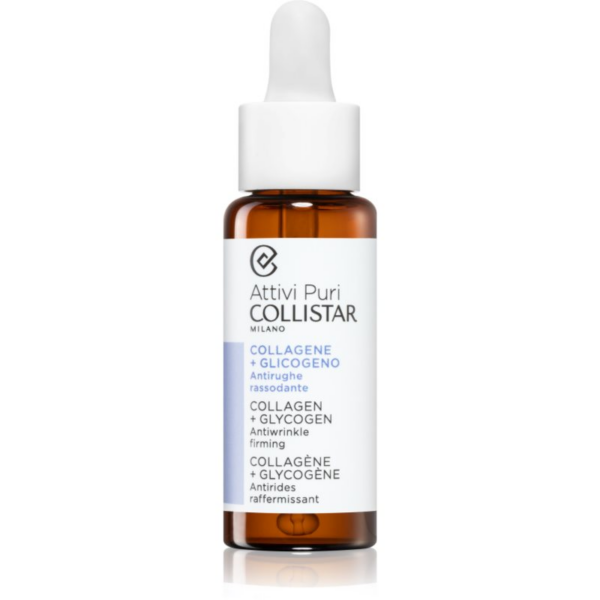 Collistar Attivi Puri Collagen+Glycogen Antiwrinkle Firming öregedés jeleit csökkentő arcszérum kollagénnel 30 ml-Ár