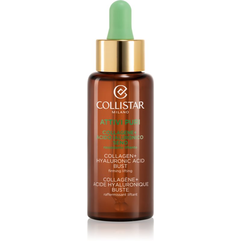 Collistar Attivi Puri Collagen+Hyaluronic Acid Bust feszesítő szérum dekoltázsra és mellekre kollagénnel 50 ml-Eredeti