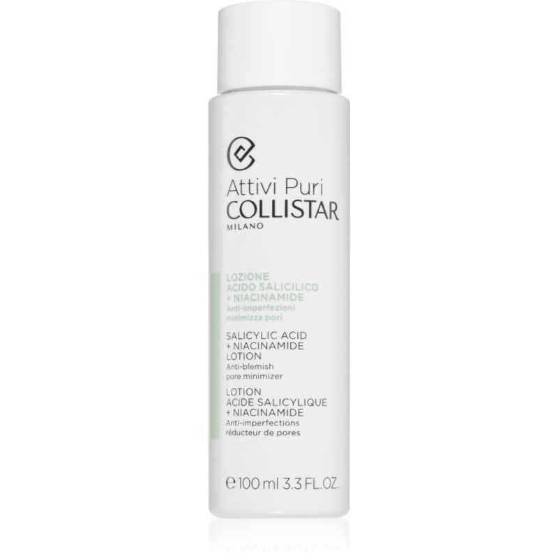 Collistar Attivi Puri Salicylic Acid + Niacinamide arc toner és emulzió a pórusok méretének csökkentésére 100 ml-Ár