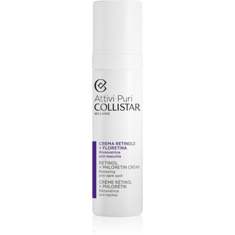 Collistar Attivi Puri® Retinol + Phloretin aktivizáló éjszakai krém a pigmentfoltok csökkentésére retinollal 50 ml-Ár