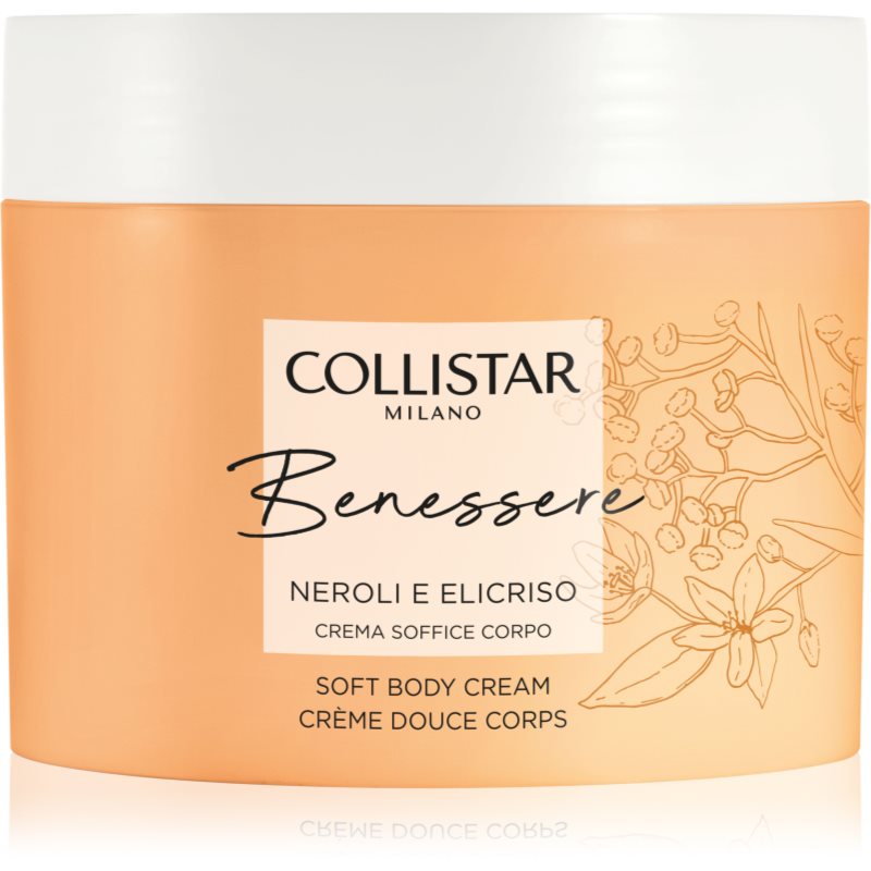 Collistar Benessere Neroli and Helichrysum selymesen finom testkrém 200 ml