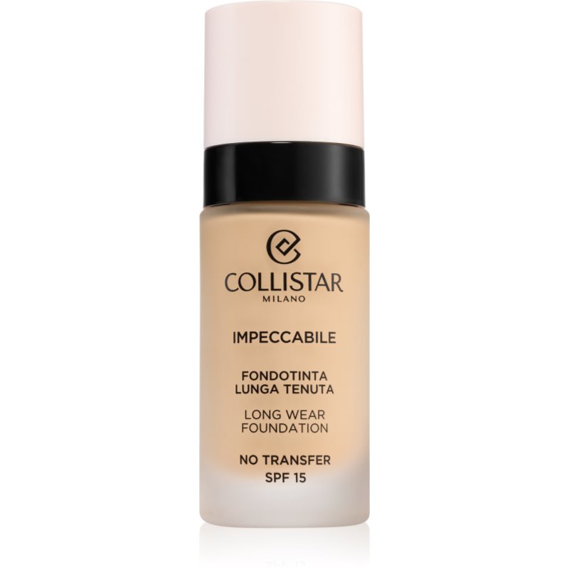 Collistar Impeccabile Long Wear Foundation tartós alapozó SPF 15 1R Rosy Avory 30 ml-Ár