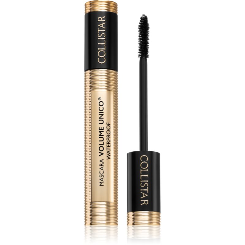 Collistar Mascara Volume Unico Waterproof vizálló szempillaspirál a hosszabb pillákért árnyalat Intense Black 13 ml-Eredeti