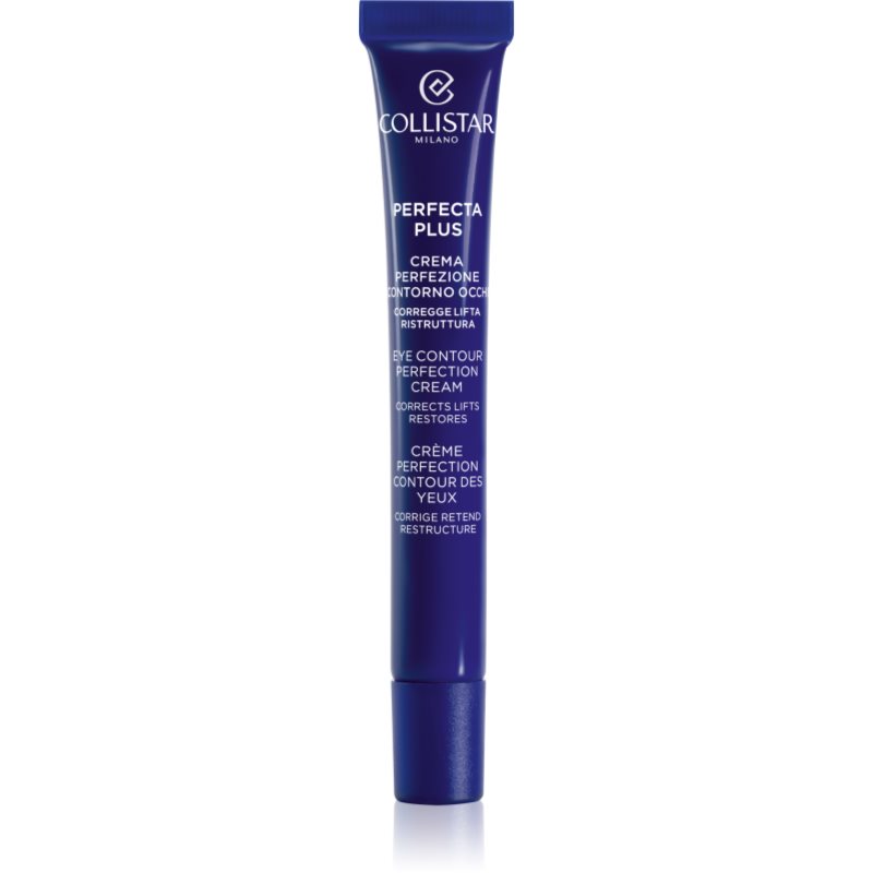 Collistar Perfecta Plus Eye Contour Perfection Cream élénkítő szemkrém feszesítő hatással 15 ml-Eredeti