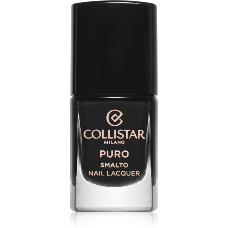 Collistar Puro Long-Lasting Nail Lacquer hosszantartó körömlakk árnyalat 313 Nero Intenso 10 ml-Ár