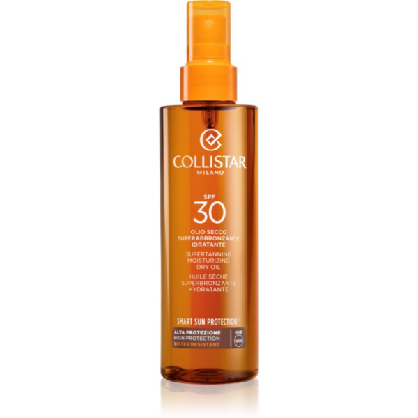 Collistar Smart Sun Protection Supertanning Moisturizing Dry Oil SPF 30 védő és száraz napozó olaj SPF 30 200 ml-Ár