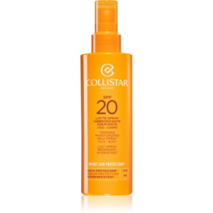 Collistar Smart Sun Protection Tanning Moisturizing Milk Spray SPF 20 bőrvédő tej spray formában SPF 20 200 ml-Ár
